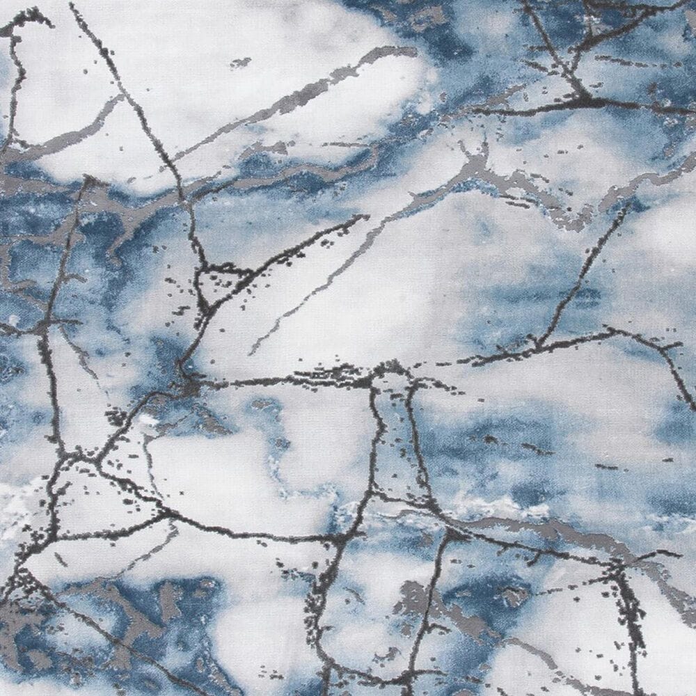 Safavieh Craft CFT877L 5&#39;3&quot; Round Grey and Blue Area Rug, , large