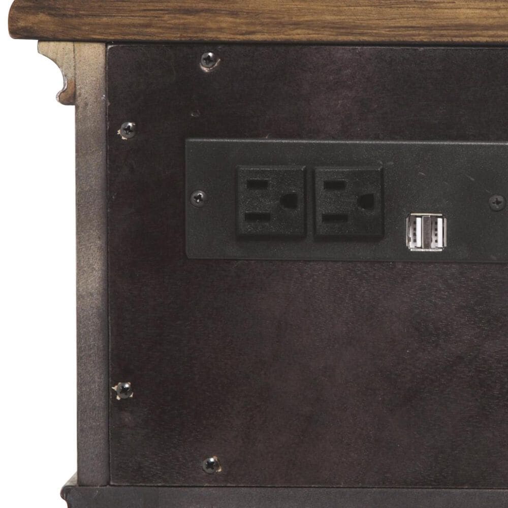 Flexsteel Plymouth 67&quot; Entertainment Base in Whitewash, , large