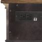 Flexsteel Plymouth 67" Entertainment Base in Whitewash, , large