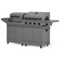 Tytus Anaheim and Emberwood 3-Piece Modular Duo with Pellet Grill in Gunmetal Gray, , large