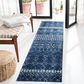 Safavieh Tulum TUL229N 2" x 5" Navy and Ivory Runner, , large