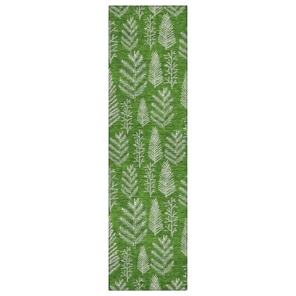 Dalyn Rug Company Wonderland WN21 2"3" x 7"6" Green Indoor/Outdoor Runner, , large
