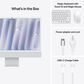 Apple 24-Inch iMac All-in-One Desktop - Apple M4 chip - 10-core CPU - 16GB RAM - 10-core GPU - 256GB SSD in Silver with 3-Year AppleCare+, , large