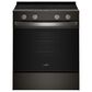 Whirlpool 30" Smart Electric Range with Air Cooking Technology in Black Stainless, , large