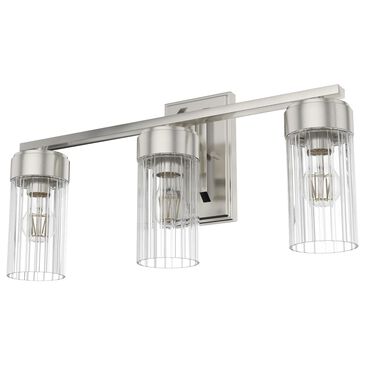 Hunter Gatz 3-Light Vanity in Brushed Nickel, , large