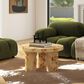 Jennifer Taylor Home Nebula 28" Coffee Table in Warm Natural Brown, , large