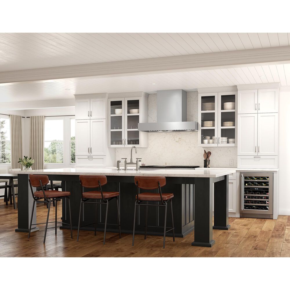 Zephyr Roma Pro 48" Externally Vented Wall Range Hood with TruHue in Stainless Steel, , large