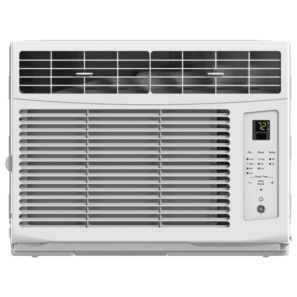GE Appliances 6000 BTU Electronic Window Air Conditioner in White, , large