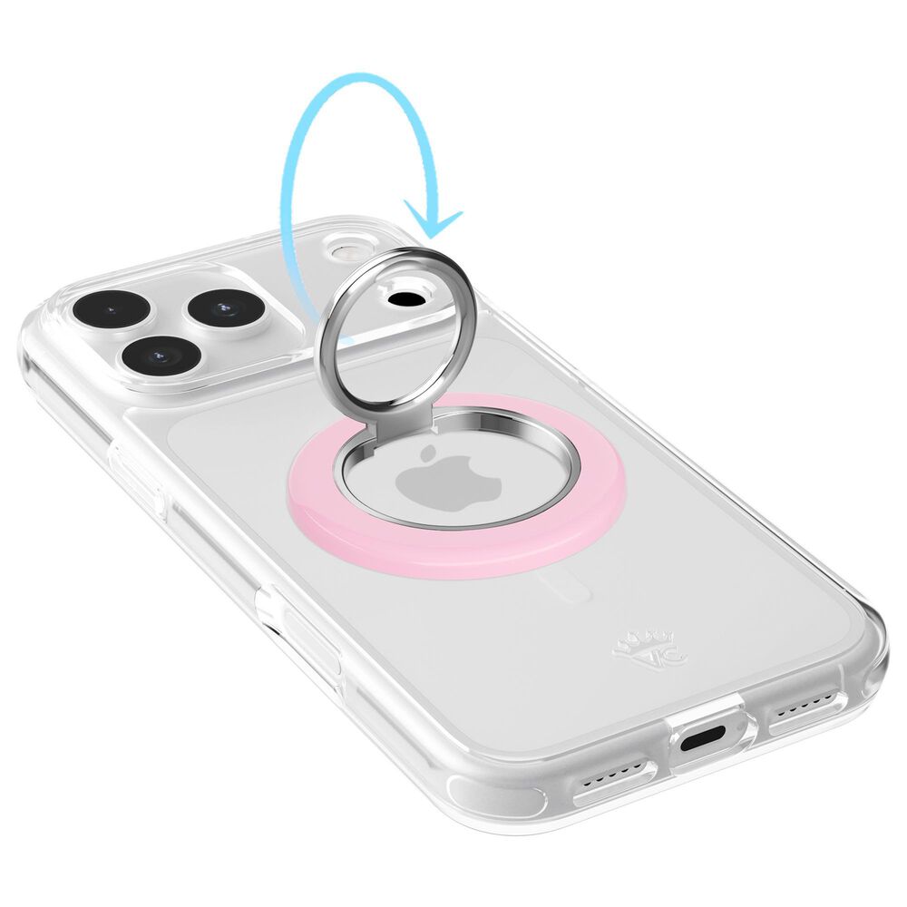 Velvet Caviar MagSafe Phone Grip Ring in Strawberry Milk, , large