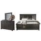 A-America Sun Valley 3 Piece Queen Storage Bedroom Set in Charcoal, , large