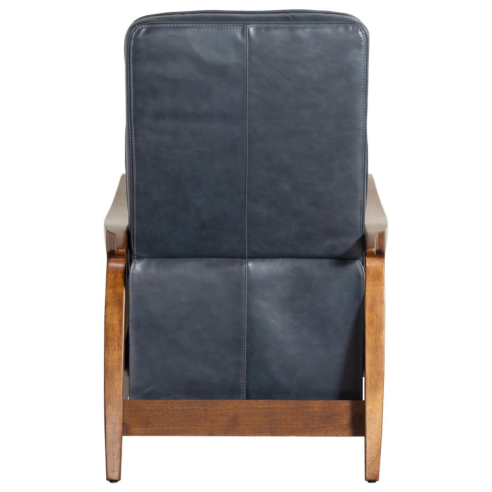 Sienna Designs Leather Push Back Recliner in Vintage Deep Blue, , large