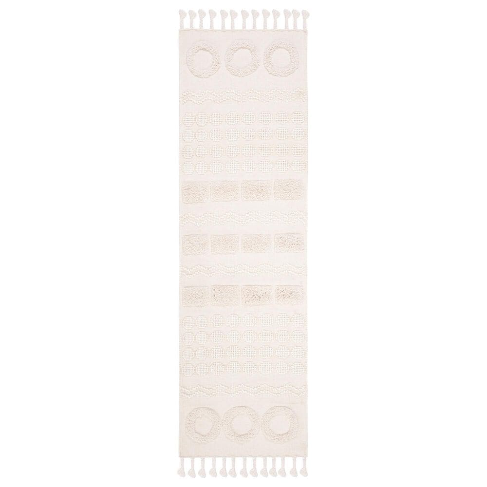 Safavieh Natura NAT251A 2"3" x 8" Ivory Runner, , large