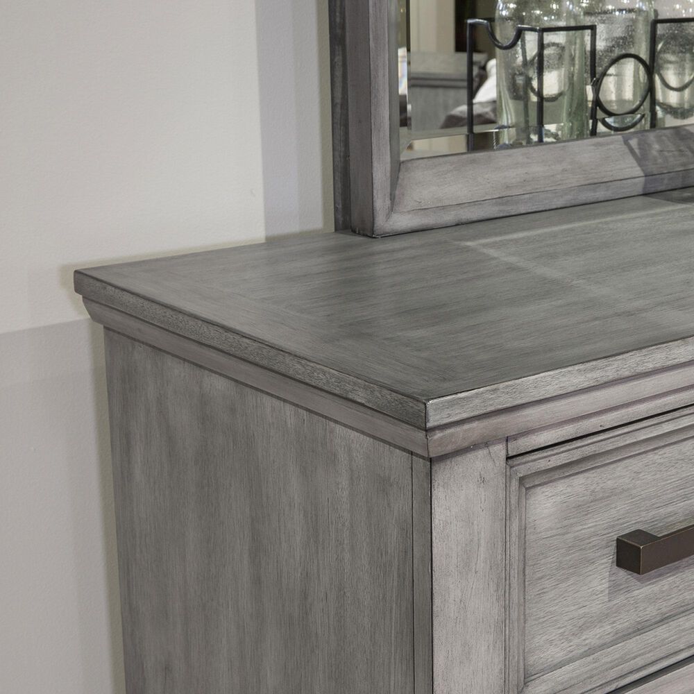Ashley Russelyn 7 Drawer Dresser in Gray, , large