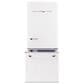Unique Appliances Classic Retro 18 Cu. Ft Bottom Freezer Refrigerator in Marshmallow White, , large