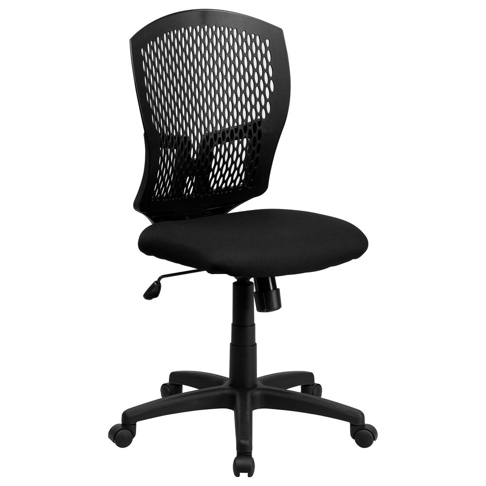 Flash Furniture Swivel Task Chair in Black, , large