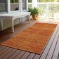 Dalyn Rug Company Soft Essentials Solid Orange 2"3" x 7"6" Indoor/Outdoor Runner, , large