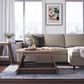 DHP Danton A-Frame Coffee Table with Magazine Perch in Danish Walnut, , large