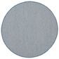 Nourison Courtyard Ivory and Blue 4" Round Indoor/Outdoor Area Rug, , large