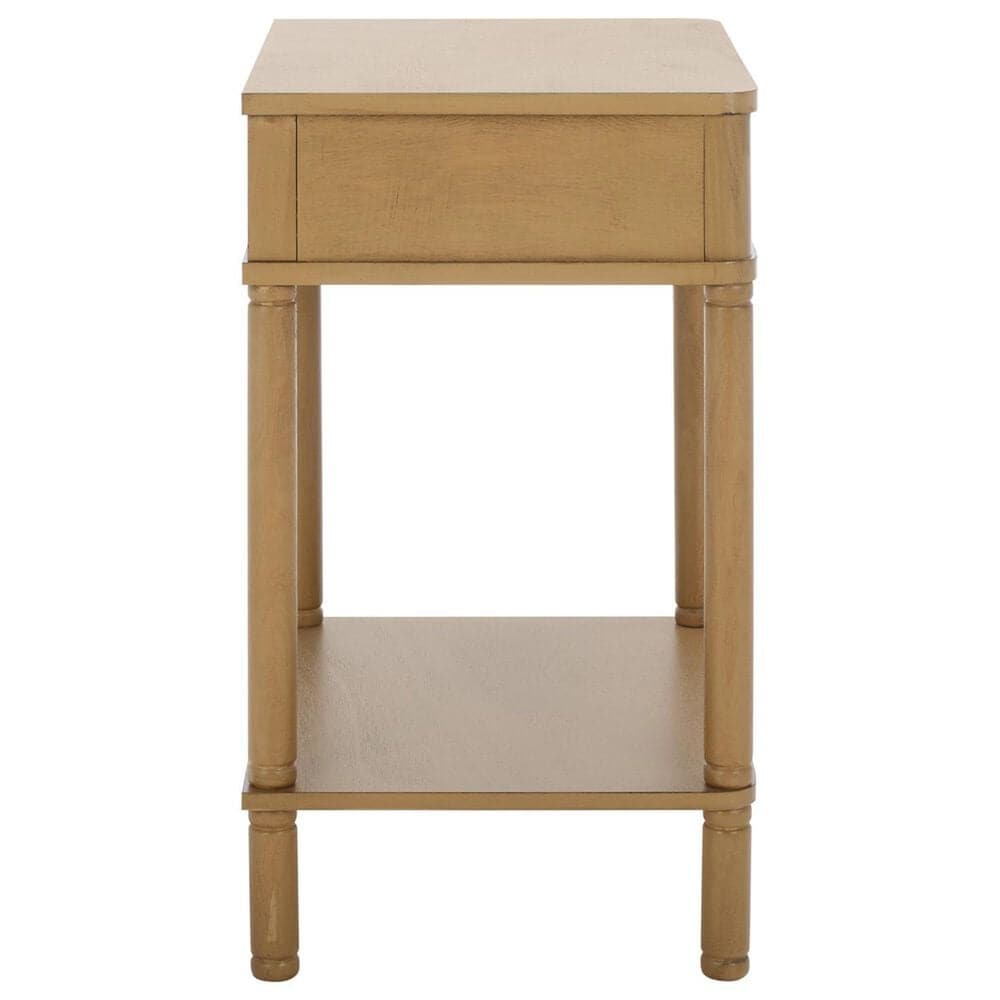 Safavieh Thurston 1-Drawer End Table in Desert Brown, , large