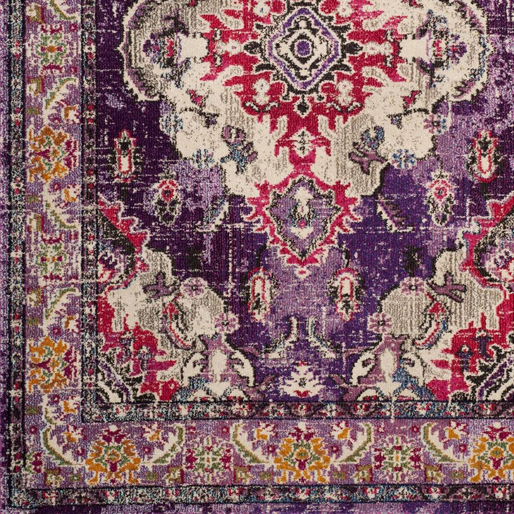 Safavieh Monaco MNC243P-28 2&#39;2&quot; x 8&#39; Violet/Fuchsia Runner, , large