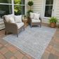 Dalyn Rug Company Soft Essentials Solid Silver 10" x 14" Indoor/Outdoor Area Rug, , large