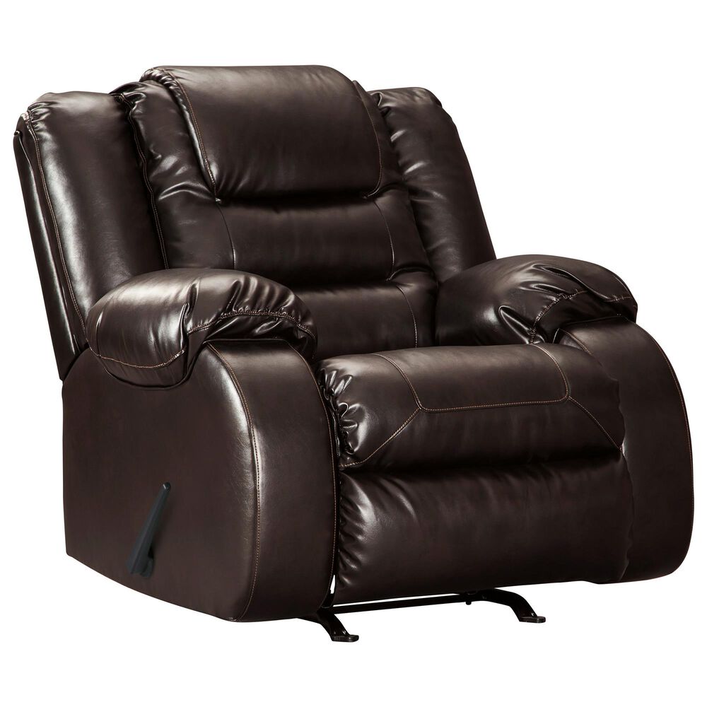 Signature Design by Ashley Vacherie Rocker Recliner in Chocolate, , large