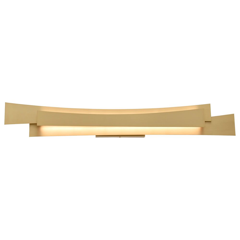 CWI Lighting Candora 36" 1-Light Vanity Light in Brass, , large