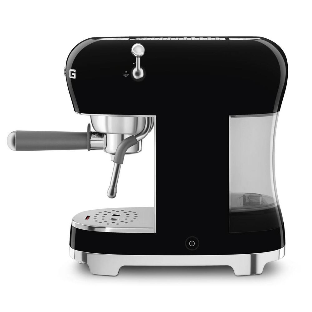 Smeg Espresso Manual Coffee Machine in Black, , large