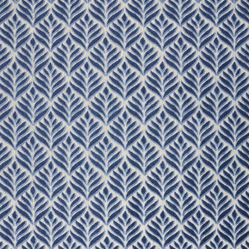 Nourison Aloha Floral 5&#39;3&quot; x 7&#39;5&quot; Blue Indoor/Outdoor Area Rug, , large