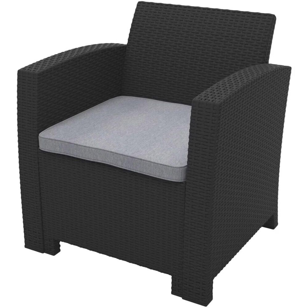 CorLiving Adelaide 4-Piece Conversation Set in Light Gray, , large