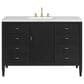 James Martin Vanities Myrrin 48" Single Bathroom Vanity Cabinet in Carbon Oak, , large