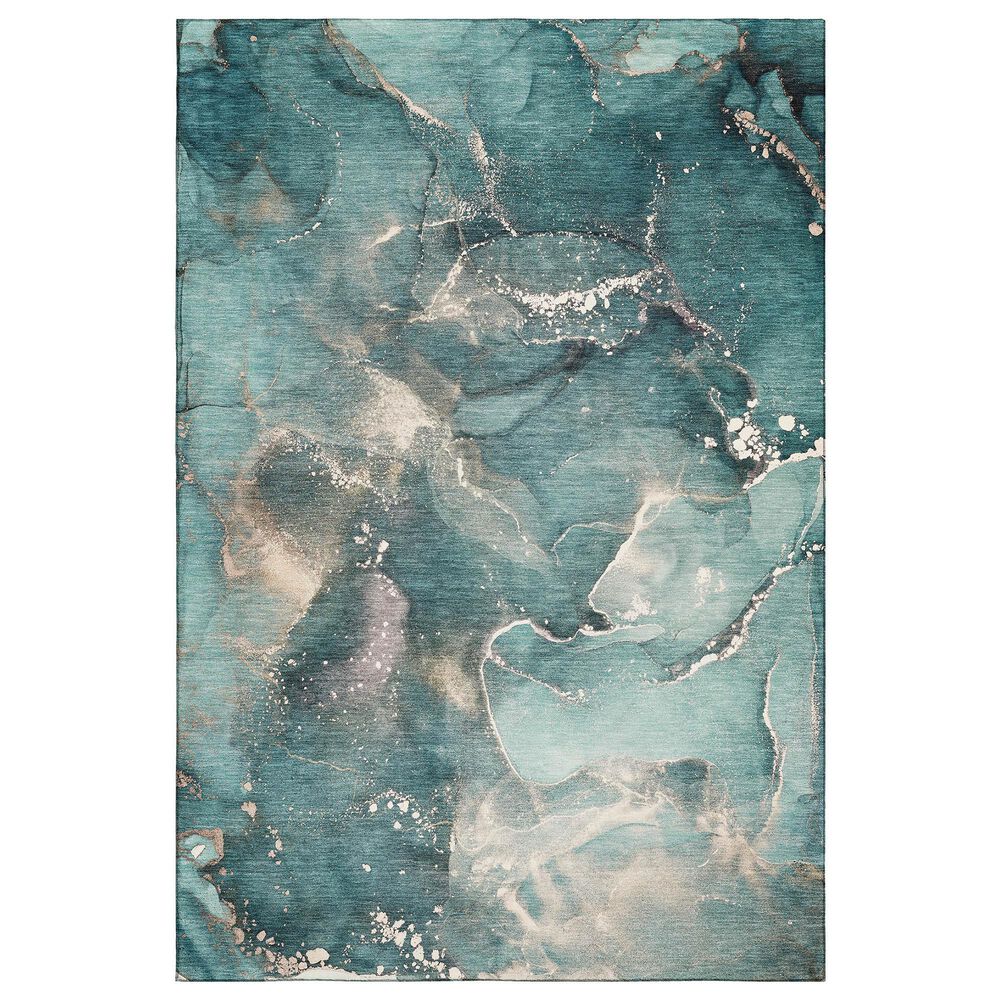 Dalyn Rug Company Odyssey OY11 2"3" x 7"6" Teal Runner, , large