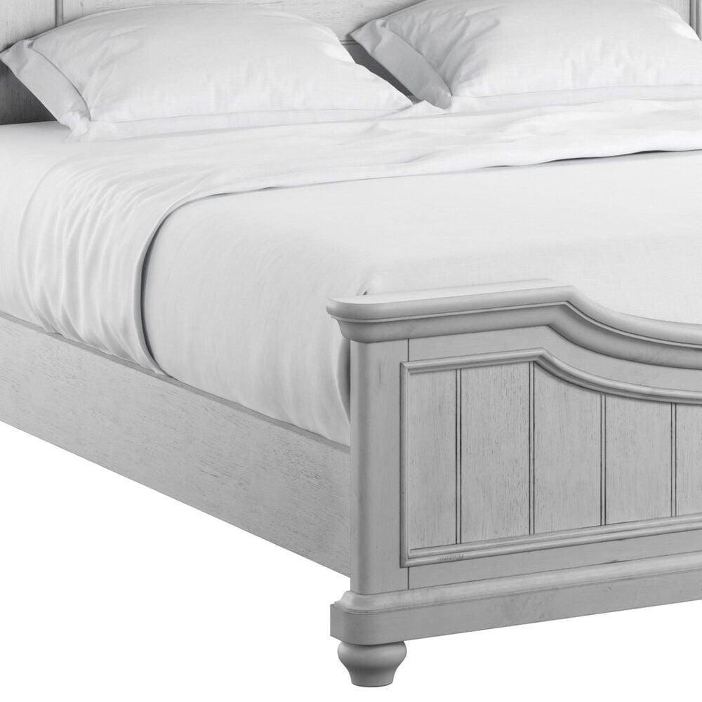 Emerald Home Furnishings New Haven King Panel Bed in Oyster Shell, , large