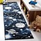 Safavieh Carousel 2"3" x 10" Dark Blue and Light Blue Kids Runner, , large