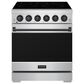 Thor Kitchen Gordon Ramsay 4.6 Cu. Ft. Professional Freestanding Electric Range with Black Handle Kit in Stainless Steel, , large