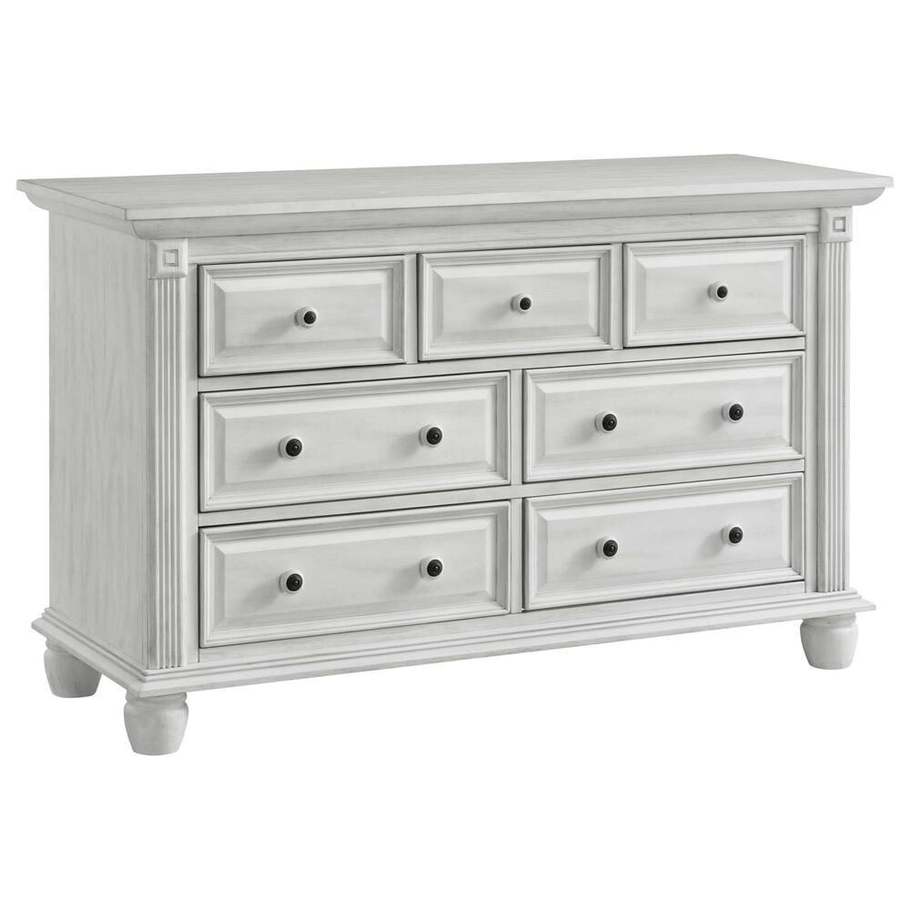 Oxford Baby London Lane 7-Drawer Dresser in Vintage White, , large