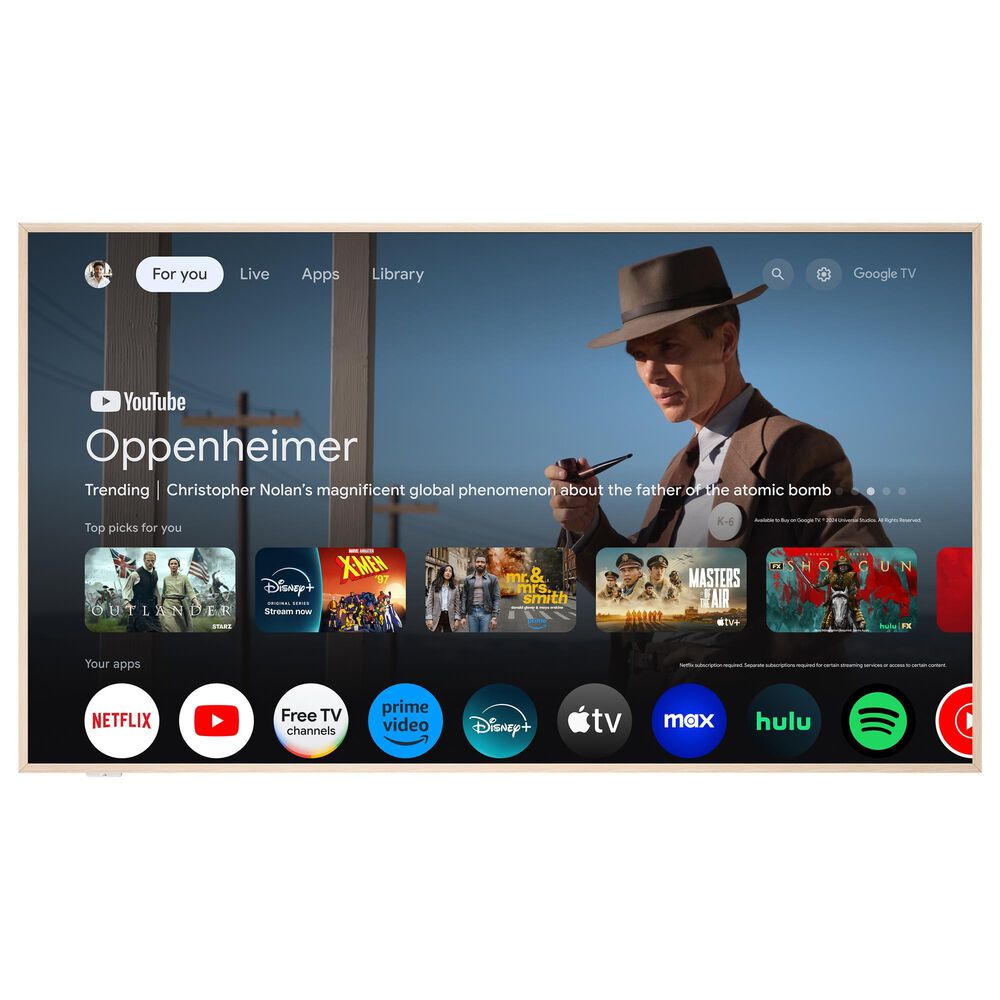 TCL 85&quot; Class NXTVISION PRO QLED 4K HDR in Off White - Smart TV, , large