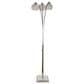 Grandview Gallery Willow Floor Lamp in Polished Nickel and White, , large