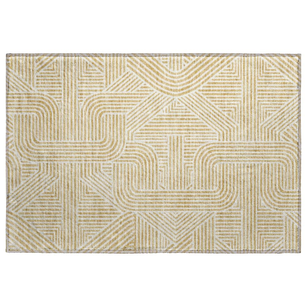 Dalyn Rug Company The Reserve TR14 Gold 1"8" x 2"6" Indoor/Outdoor Area Rug, , large