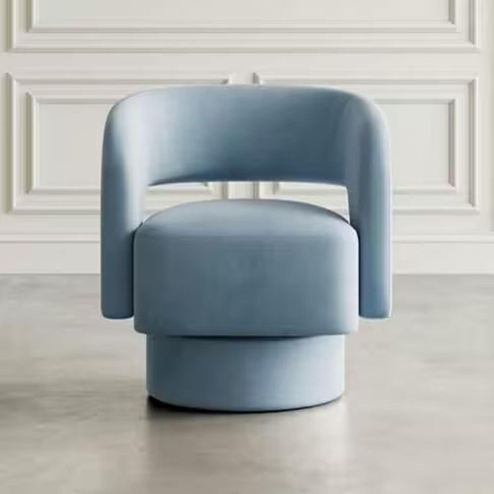 Waltham Sutton Swivel Chair in Blue, , large