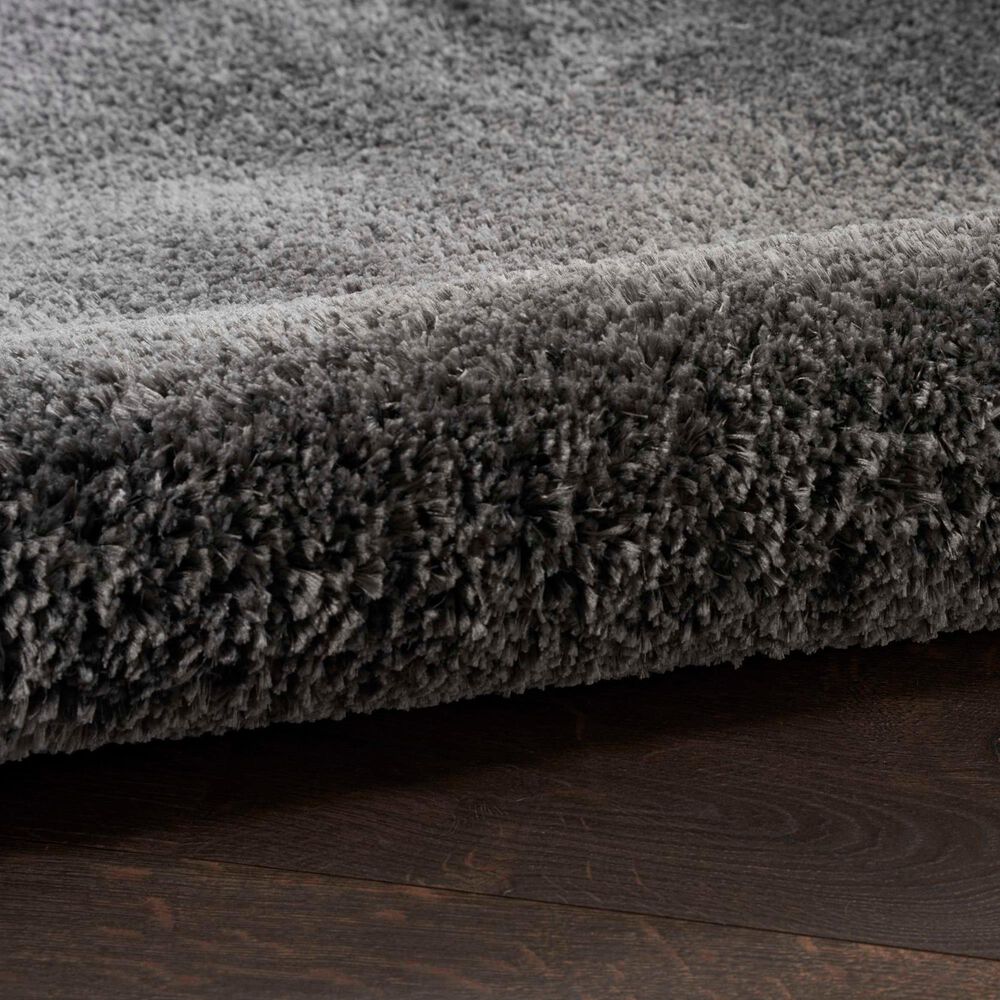 Nourison Dreamy Shag Solid 7&#39;10&quot; x 9&#39;10&quot; Grey Area Rug, , large