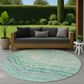 Dalyn Rug Company Lumara Teal 8" Round Area Rug, , large