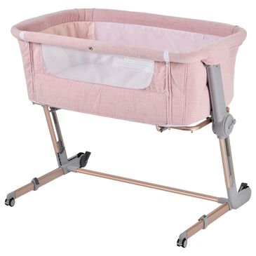 Unilove Hug Me Plus 3-In-1 Bedside Bassinet in Plum Pink, , large