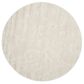 Safavieh Florida Shag SG455-1111-5R 5" x 5"  Creme/Creme Round Rug, , large