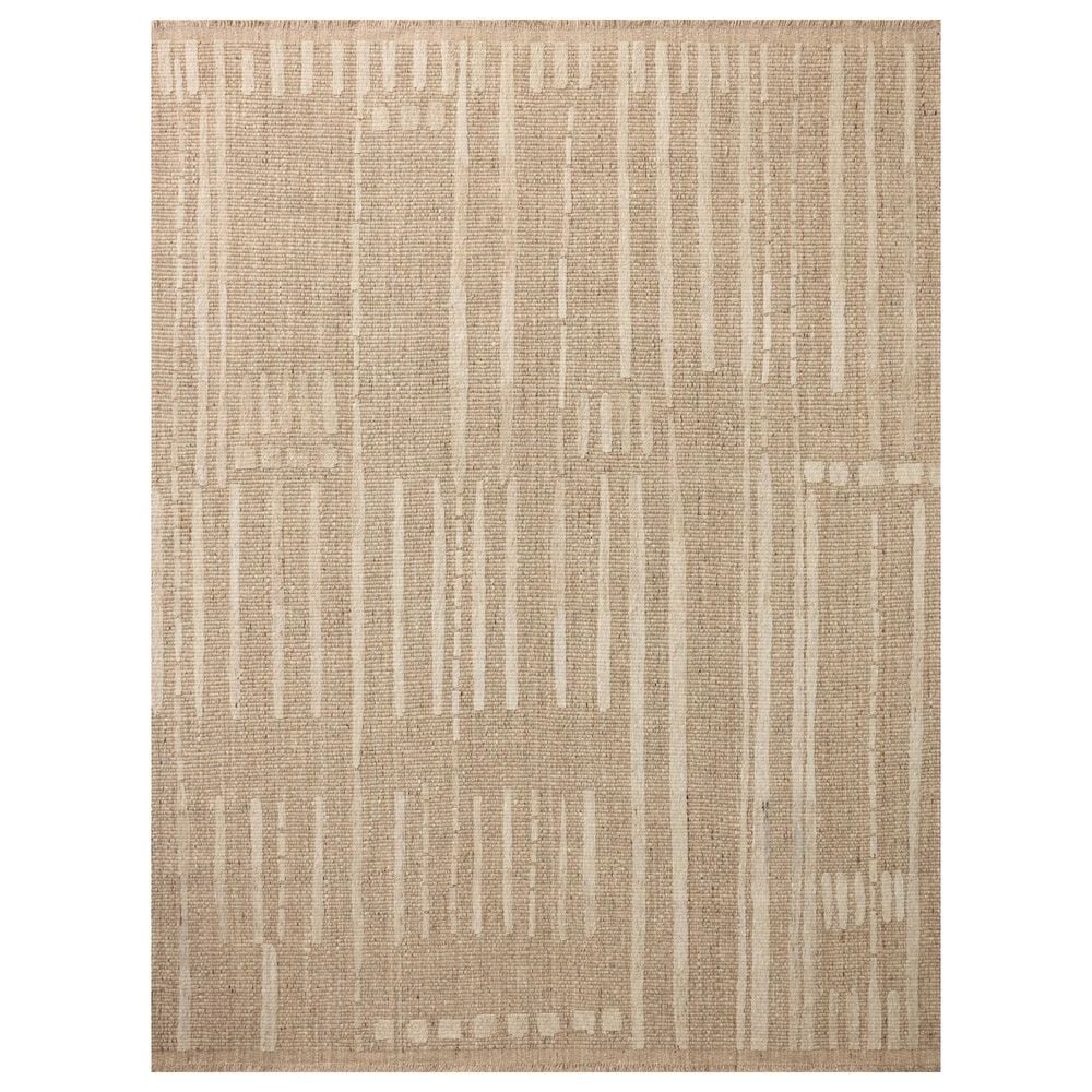 Loloi Valentina Natural and Beige 3" x 9"9" Runner, , large