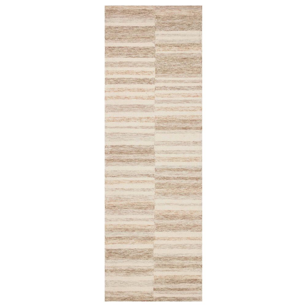Chris Loves Julia x Loloi Chris 2"6" x 7"6" Ivory and Clay Runner, , large