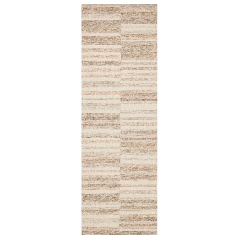 Chris Loves Julia x Loloi Chris 2"6" x 7"6" Ivory and Clay Runner, , large