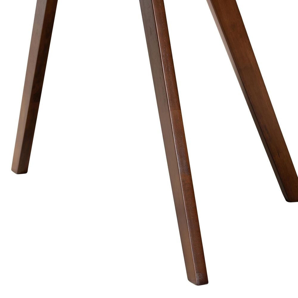 Baxton Studio Alana Dining Table in Walnut Brown - Table Only, , large