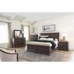 Cedar and Sage Grand Louie 2 Drawer Nightstand in Ebony and Wheat, , large