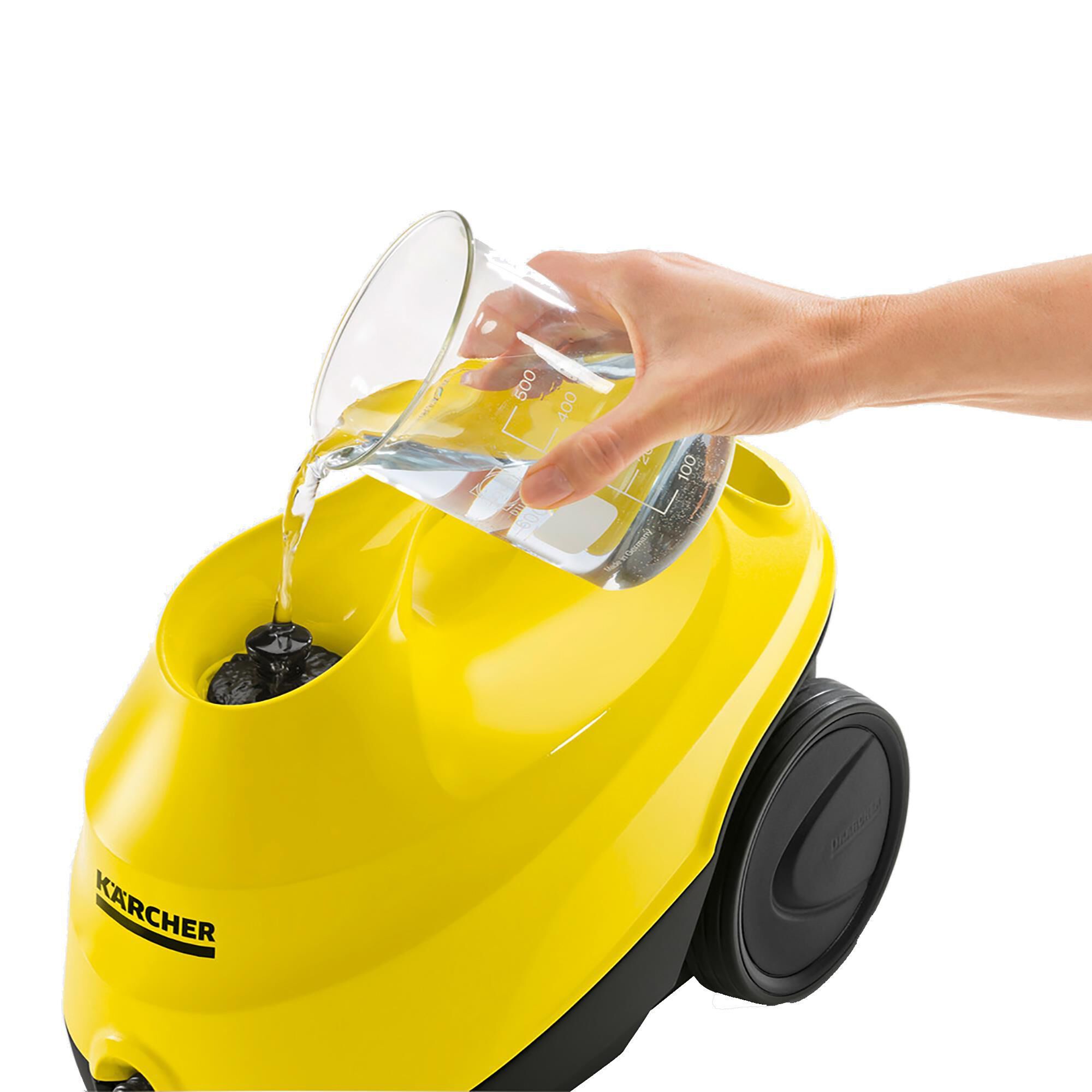 Karcher SC 3 EasyFix Steam Cleaner with Attachments in Yellow | NFM